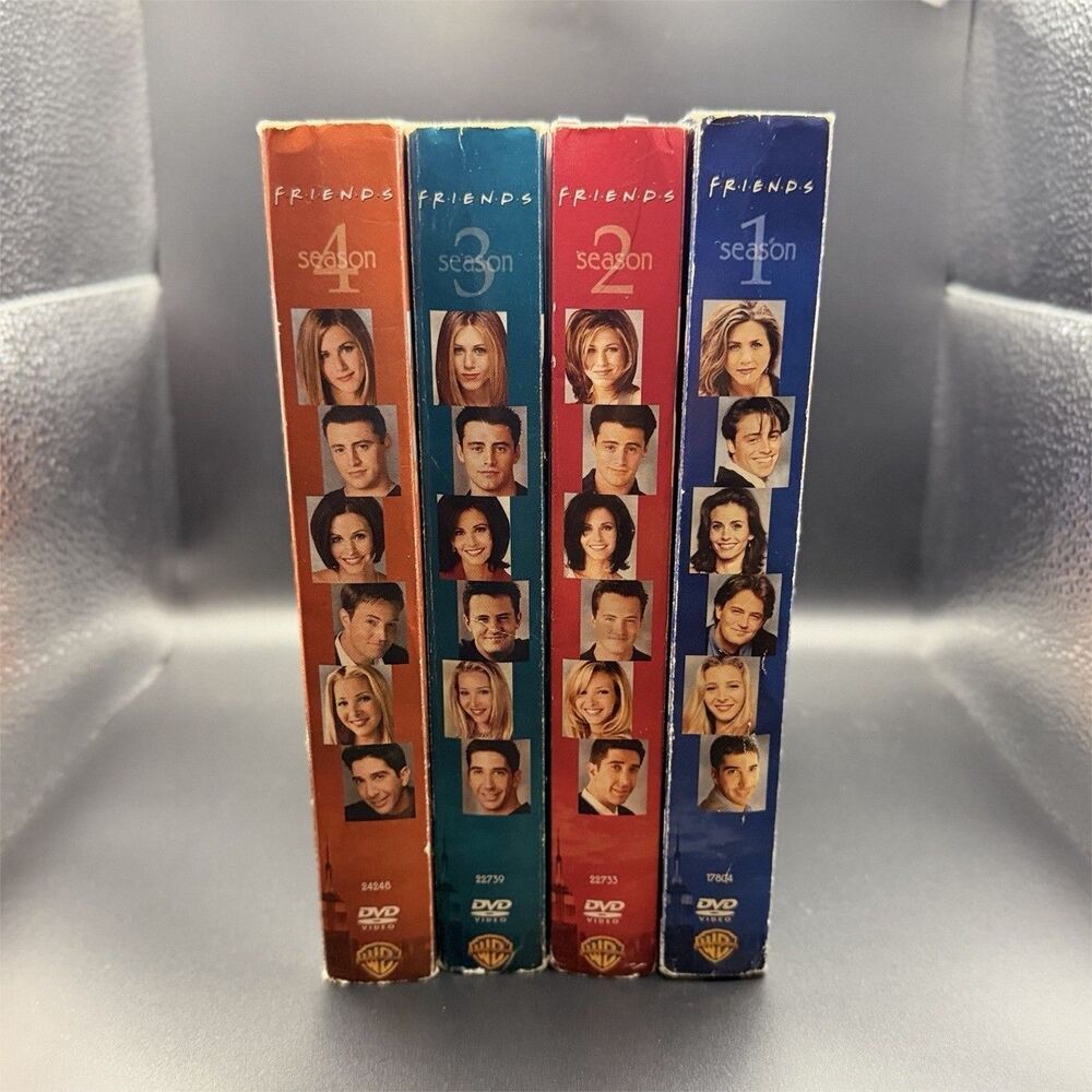 Friends Complete Seasons 1-4 DVD TV Series Jennifer Aniston Courteney Cox